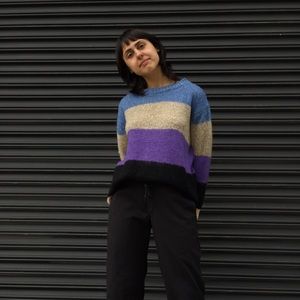 Striped colorful sweater